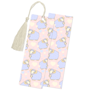 Cute Rams Pink Bookmark