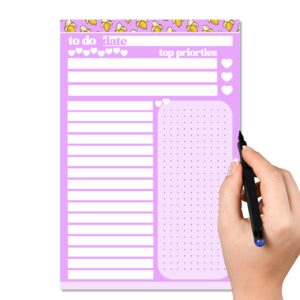 Going Bananas Purple To Do Pad