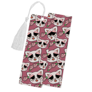 Kitty and Roses Bookmark