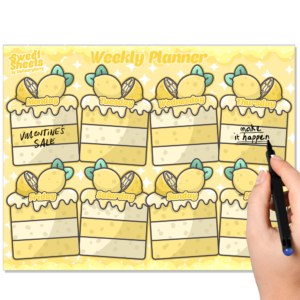 Lovely Lemons Weekly Planner Pad