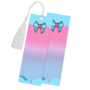 Magical Moon Bow Blue Bookmark