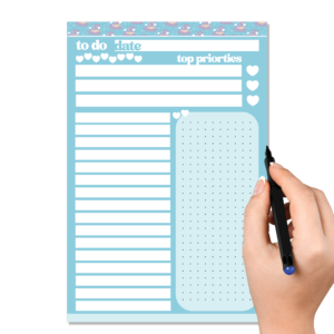 Pastel Witches Hat To Do Pad