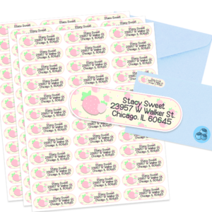 Strawberries Dreams Address Labels